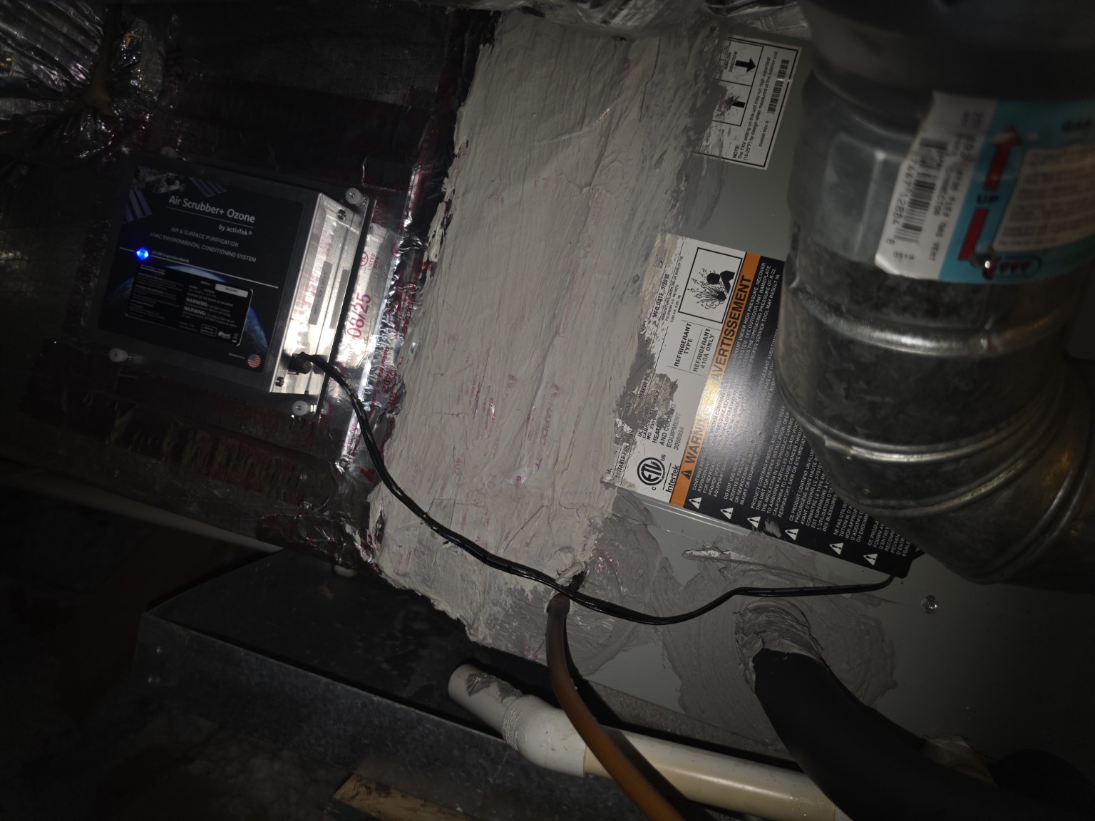 Whole-home Air Scrubber installation by ER AC and Heat in San Antonio