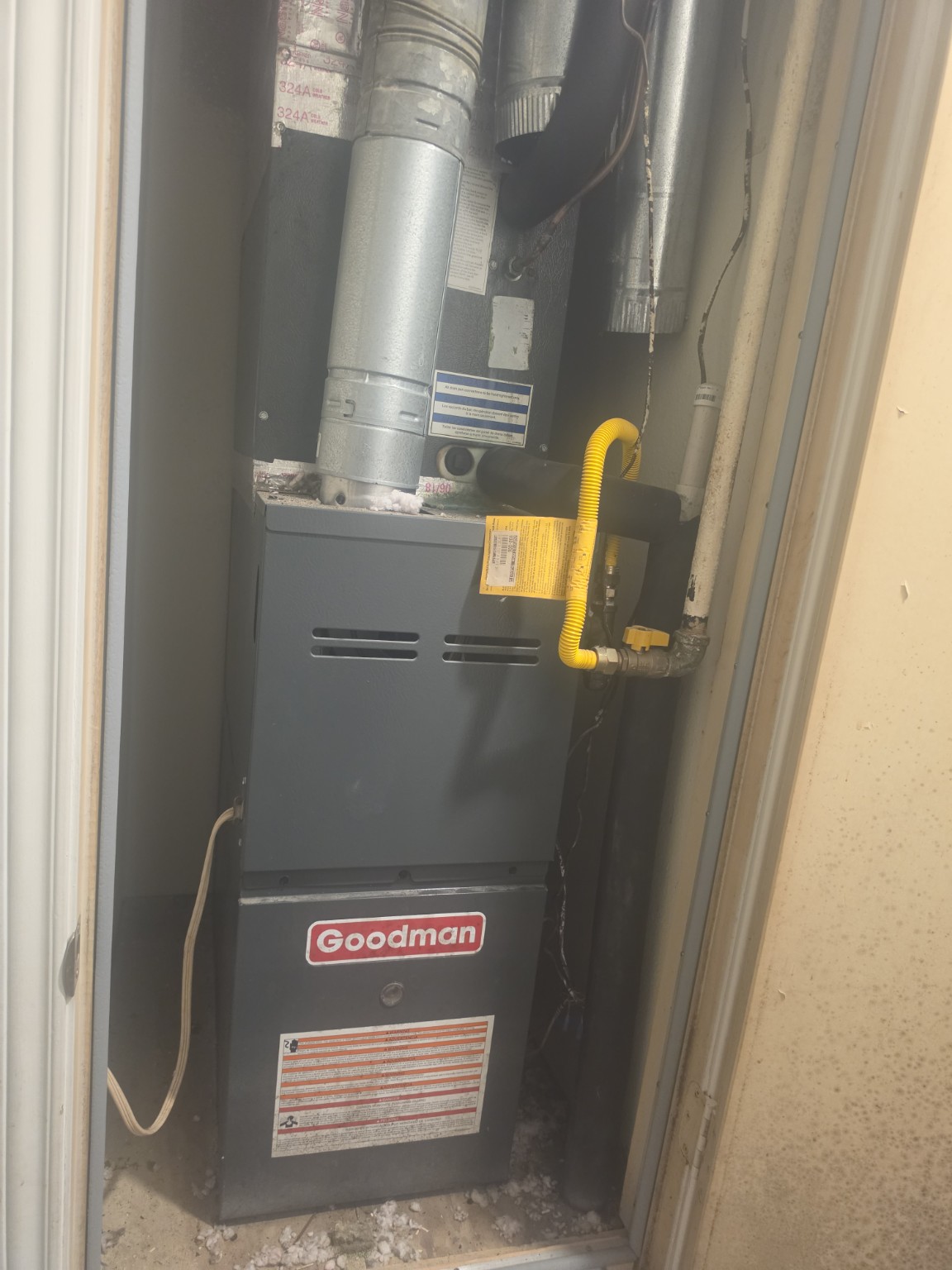 Furnace and coil installation