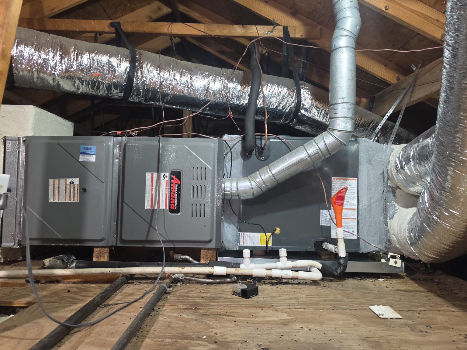 HVAC installation by ER AC & Heat